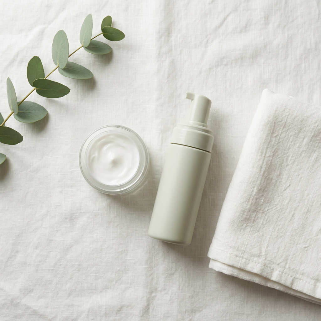 Minimalistische Pflegeprodukte für die Karenzphase bei geschädigter Hautbarriere